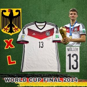 Adidas Germany Thomas Muller #13 2014 World Cup Final Vs Argentina